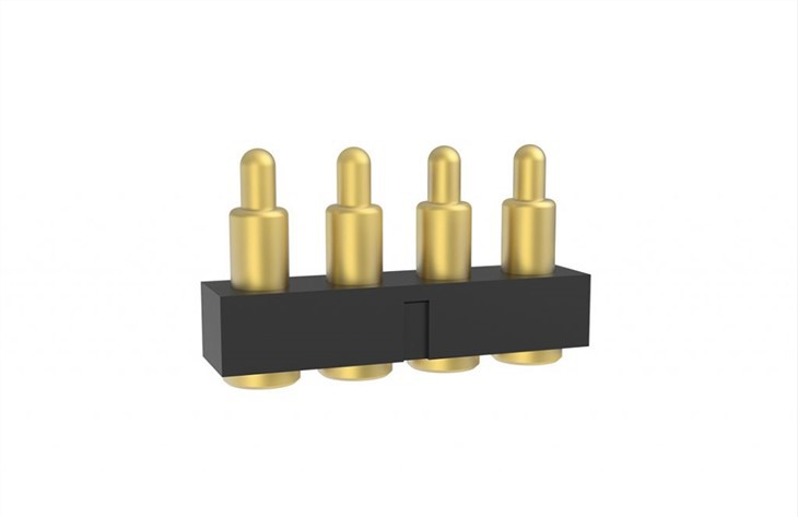 Conector de pinos Pogo SMT de 4 pinos