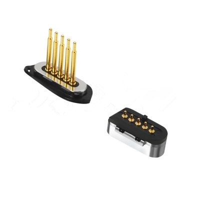Conector Pogo Pin de carregamento de 5 pinos
