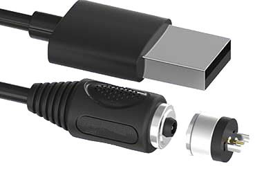 Conector Pogo Pin macho-fêmea banhado a ouro