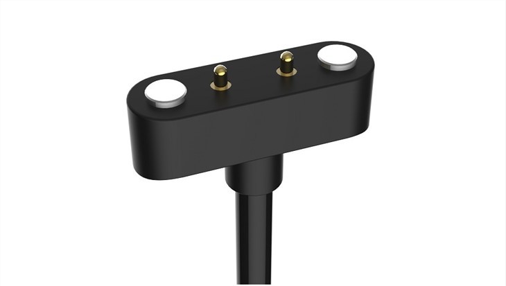 Conector de pino Pogo magnético de 2 pontos