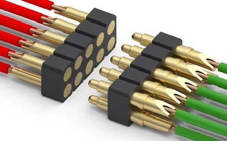 Conector de pino Pogo para solda