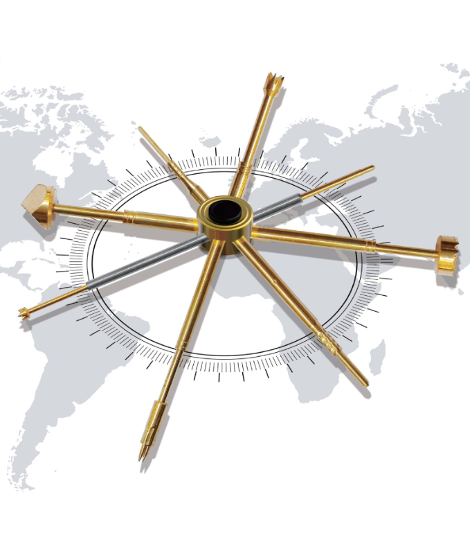 Pin do pogo com mola de alta corrente