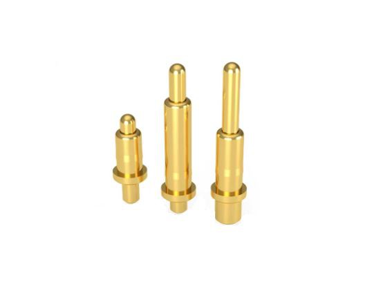 Pino pogo banhado a ouro retrátil