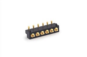Conector Pogo Pin de Ângulo Reto Carregado