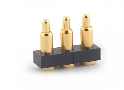 Pinos Pogo com mola para conector médico