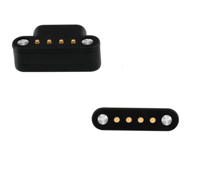 Conector magnético de pino Pogo de 4 pinos