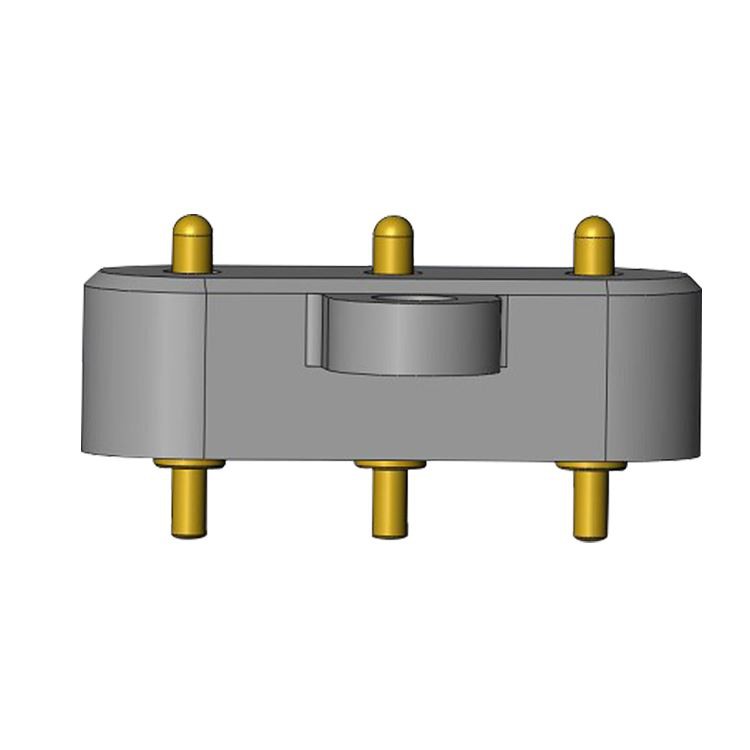 Conectores circulares do pino do Pogo através do orifício