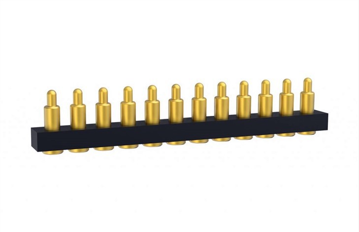 Conector de 2 filas e 6 pinos Pogo Pins