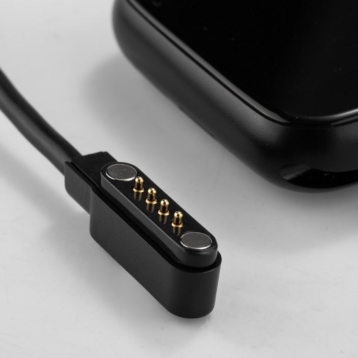 Cabo conector magnético Pogo Pin de 4 pinos
