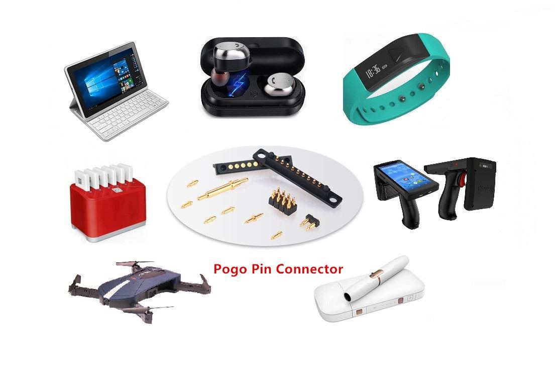 Quais são os cenários de aplicação dos conectores de pinos pogo?