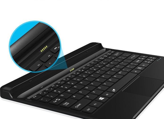 Conector de teclado com pino Pogo magnético