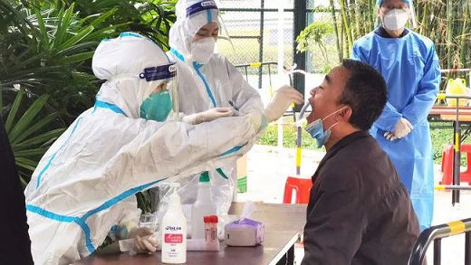 Toda a nossa equipe participou do teste de ácido nucleico