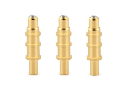 Conector de pino Pogo com esferográfica com mola