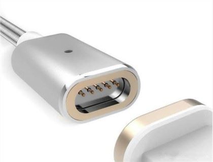 Conector de carregamento de pino pogo de contato magnético