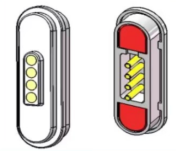 A aplicação do conector magnético pogo pin