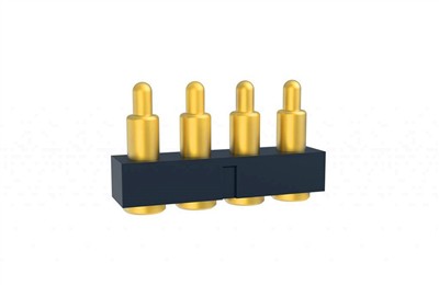 Conector Pogo Pin de 4 pinos e 2,54 mm
