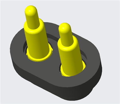 Conector Pogo Pin Masculino e Feminino à prova d'água